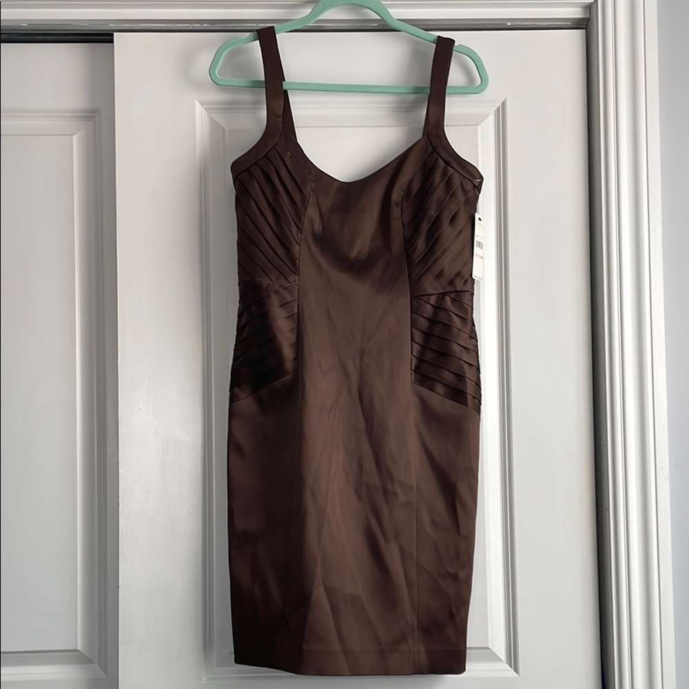 Laundry By Shelli Segal Brown Dress